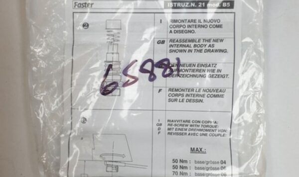 65881 - Faster - Female inner in block replacement