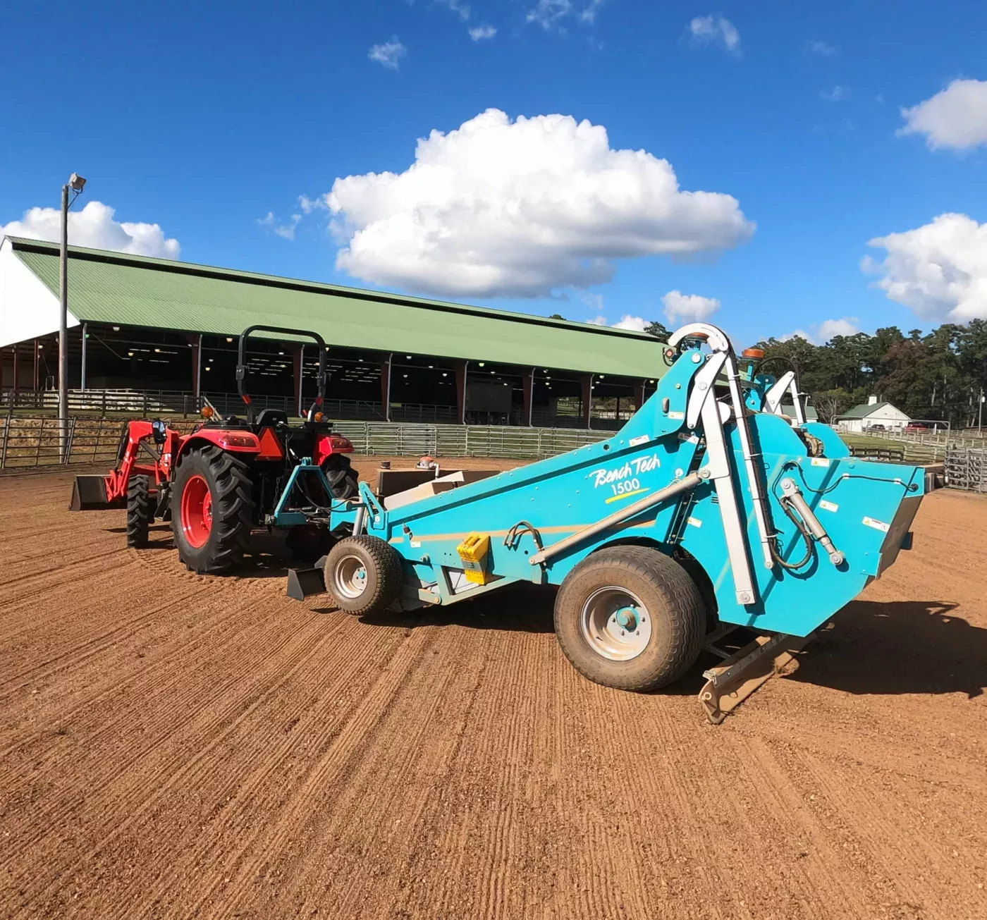 Grooming equestrian facilities
